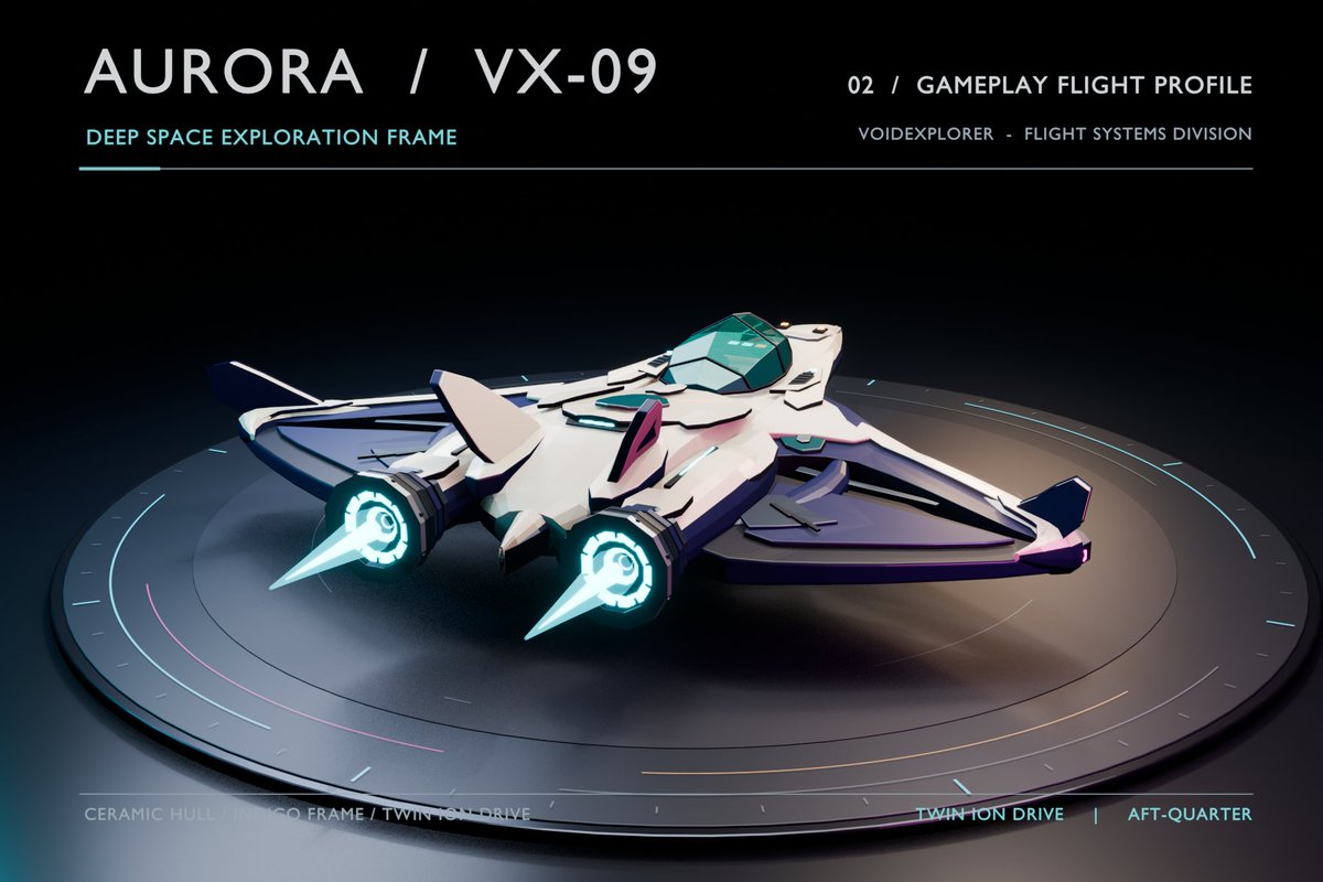 根据 Codex 反馈，为 Aurora 飞船生成新的 Blender 渲染。