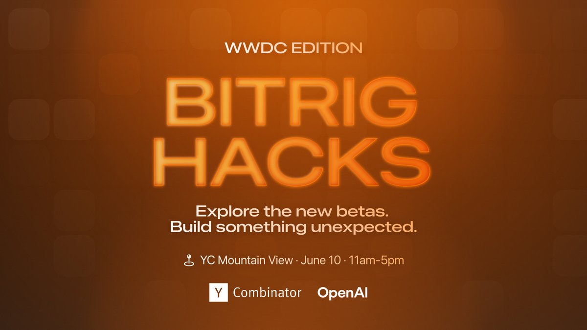 OpenAI赞助Bitrig Hacks，提供API积分奖品