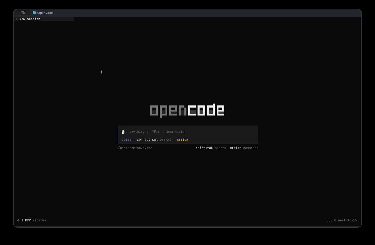 OpenCode v2很棒，做了一个可在TUI内打开浏览器的插件