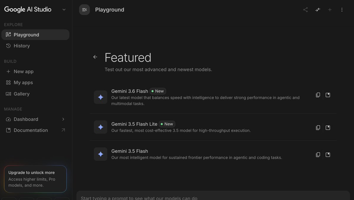 Gemini 3.6 Flash疑似提前上线