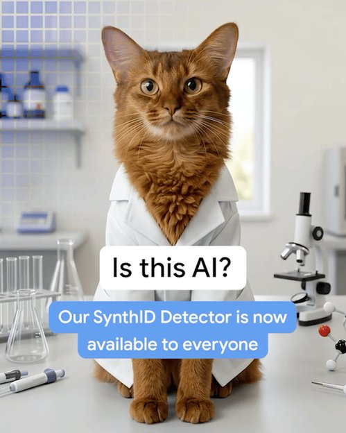 Google DeepMind 宣布 SynthID Detector 向所有人开放,可检测 AI 生成内容