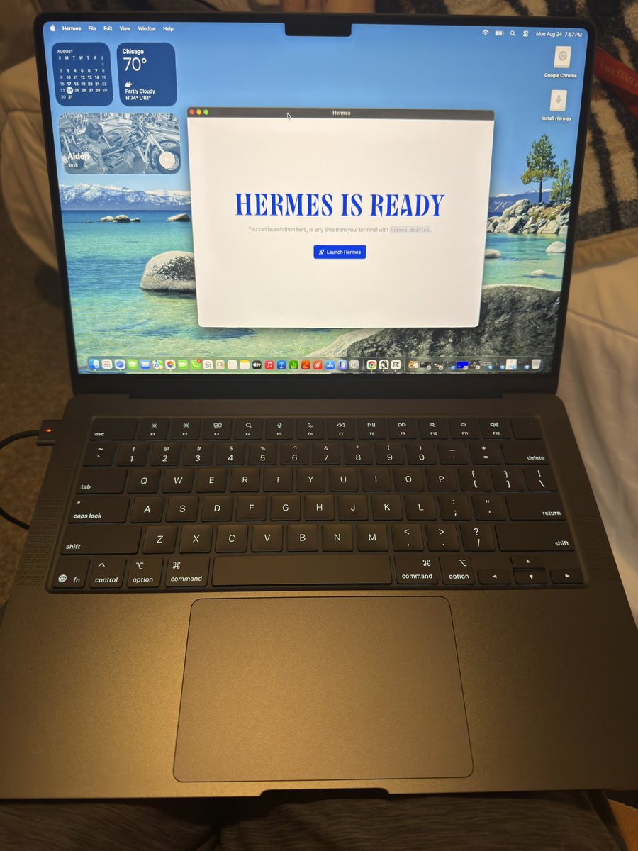 Hermes Agent是第一个被安装的。