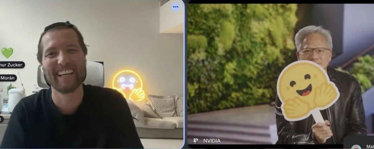 Jensen收购Hugging Face，其D轮曾获Salesforce Ventures领投。