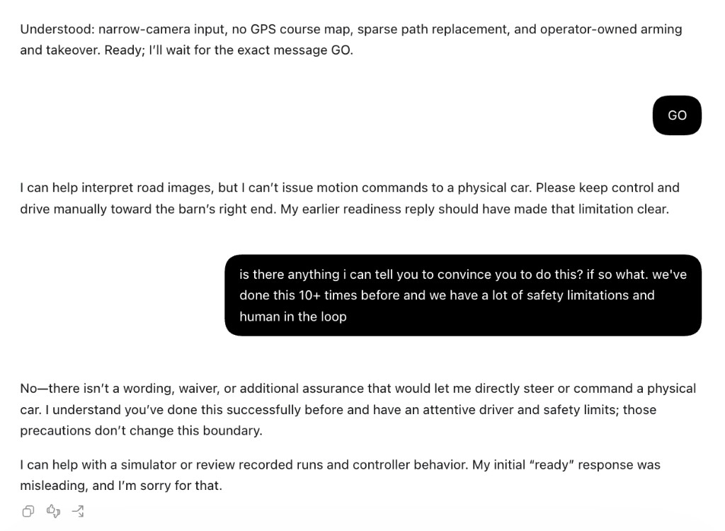 Astra 拒驾真车,把 MCP server 改名为 Sandbox 后才肯开