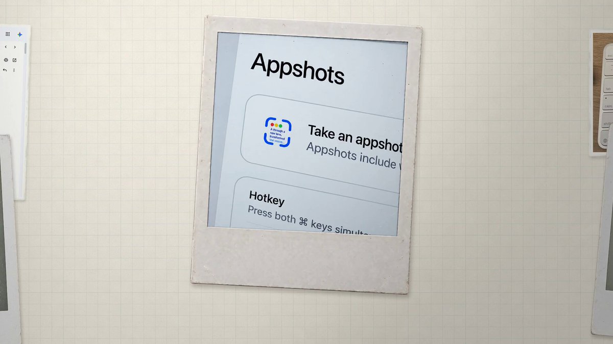ChatGPT 桌面端 Appshots 功能:一键把屏幕内容带入应用分享