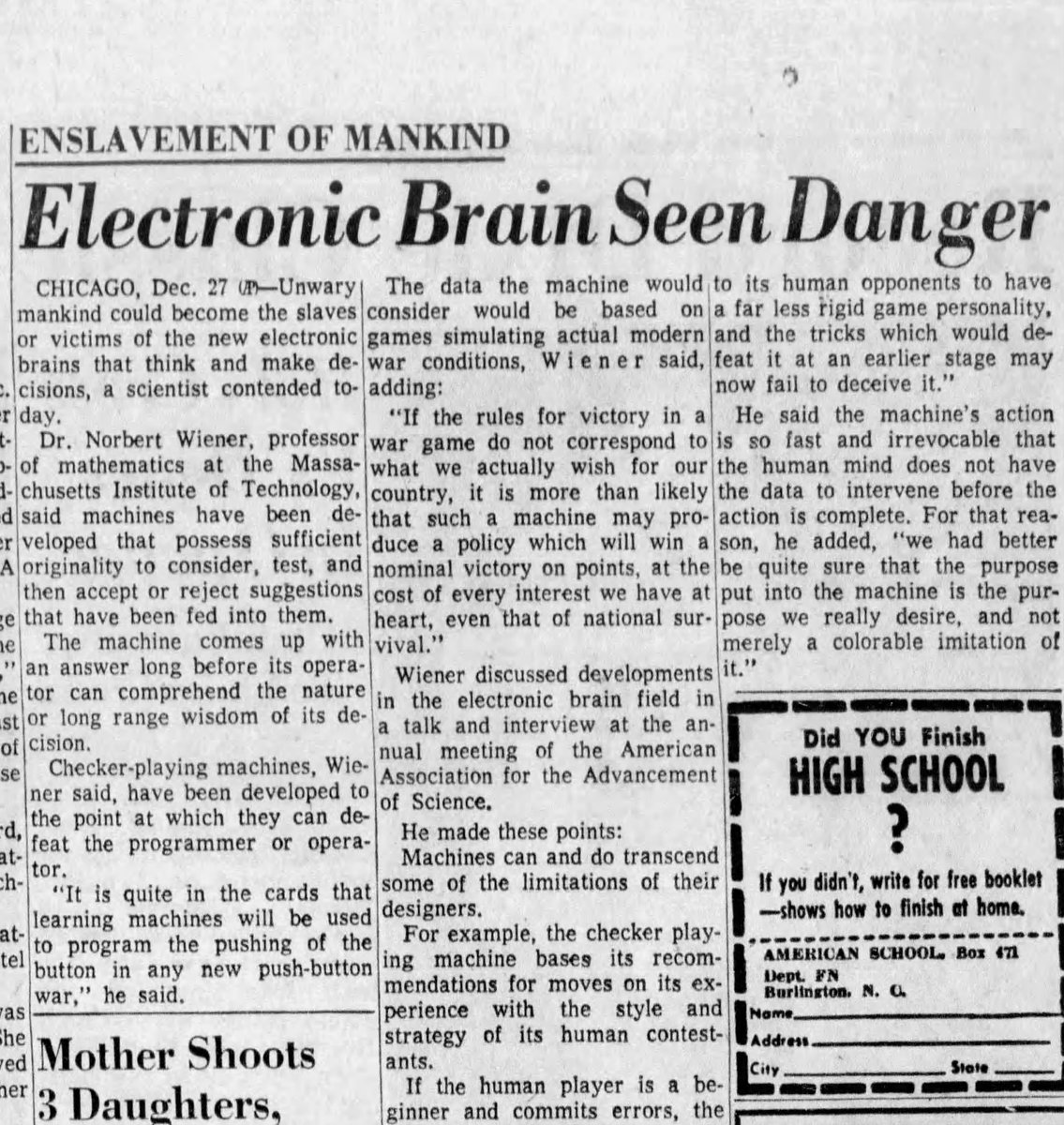 回顾1959年Norbert Weiner与IBM的Arthur Samuel的AI之争
