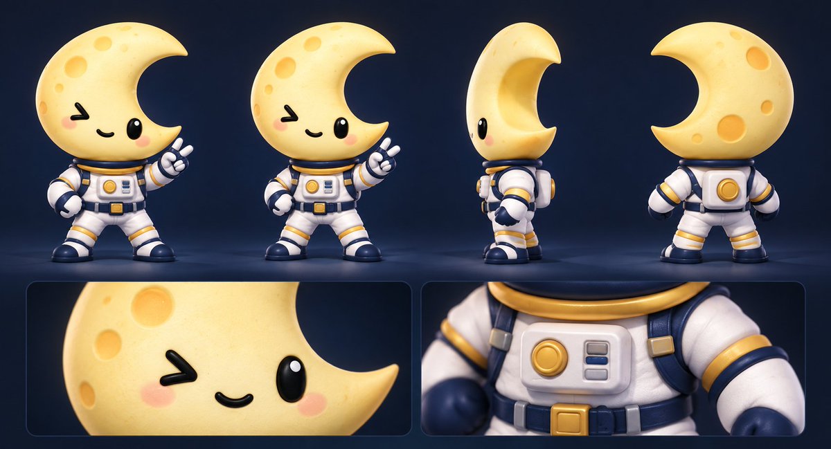 用 GPT-6 Sol 与 Image Gen 为 Luna、Sol、Astra 创作概念图