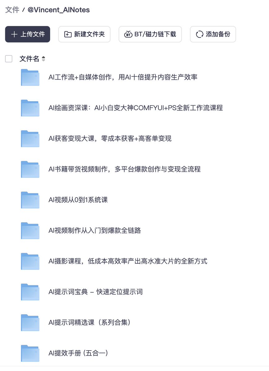 AI资料合集，涵盖工作流、绘画、视频等
