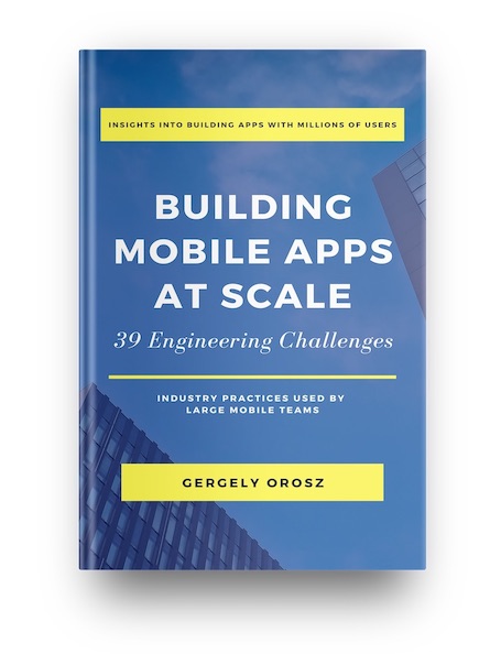 作者回顾五年前《Building Mobile Apps at Scale》,向订阅者免费赠送电子书。