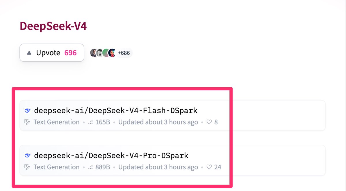 DeepSeek上传DSpark检查点，生成速度提升60%-85%