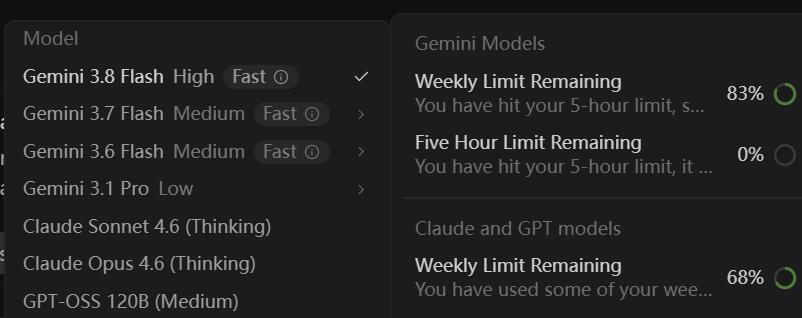 Gemini 3.8 flash体验如好喝饮料，越喝越快。