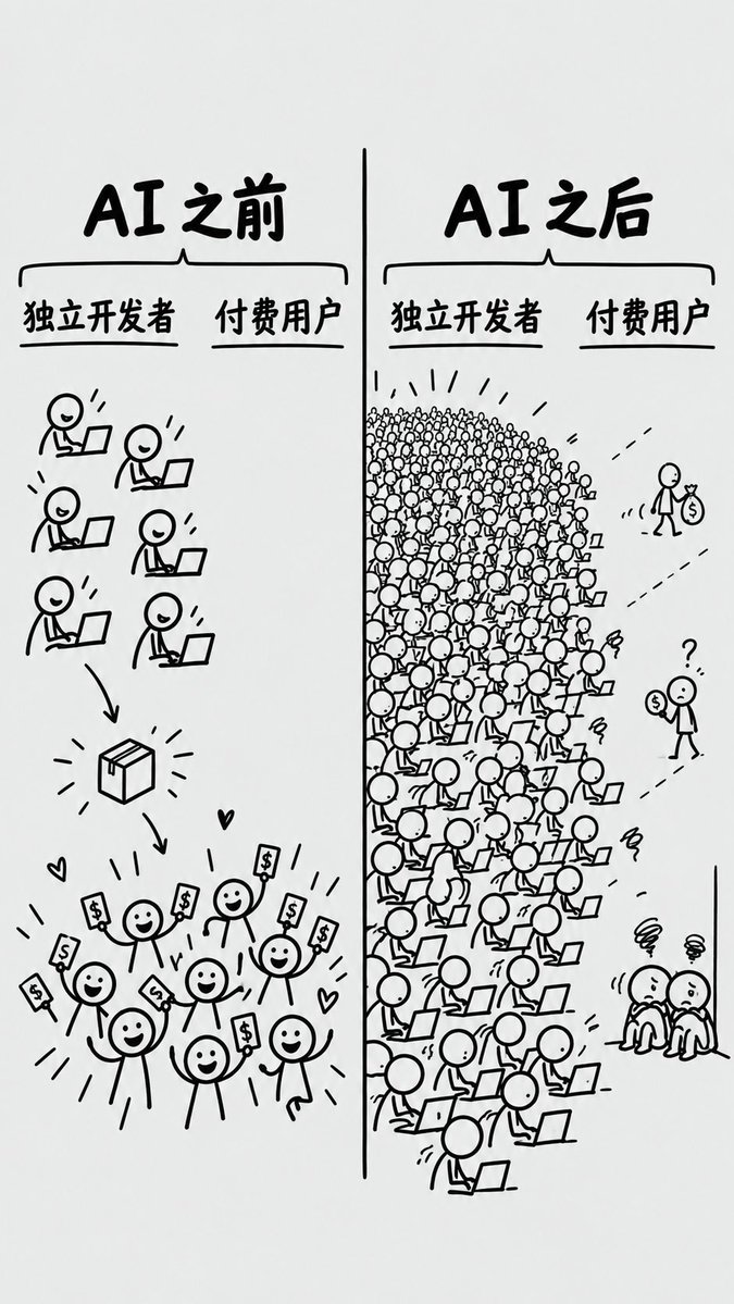 调侃人人都开始用AI做产品的现象