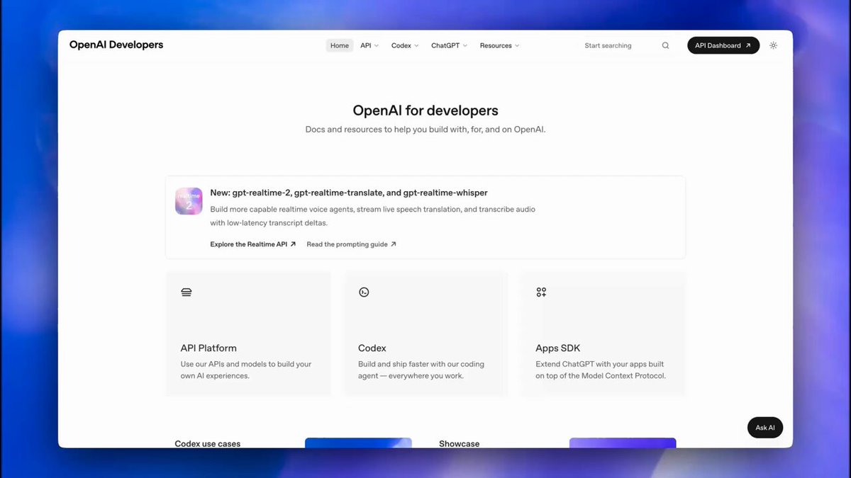 OpenAI 推出新文档代理，帮助查找产品文档。