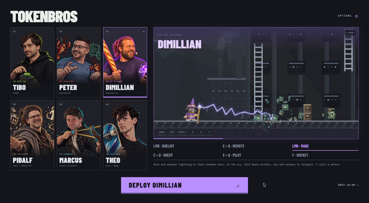 有人用 Astra 几小时做出 Broforce 风格游戏,可扮演多位知名开发者