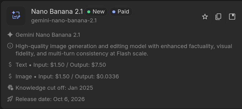 Nano Banana 2.1 已在其 Studio 上线,官方公告或将很快发布