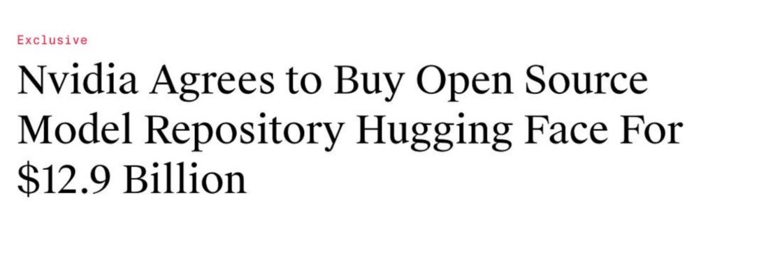 英伟达约130亿美元收购Hugging Face