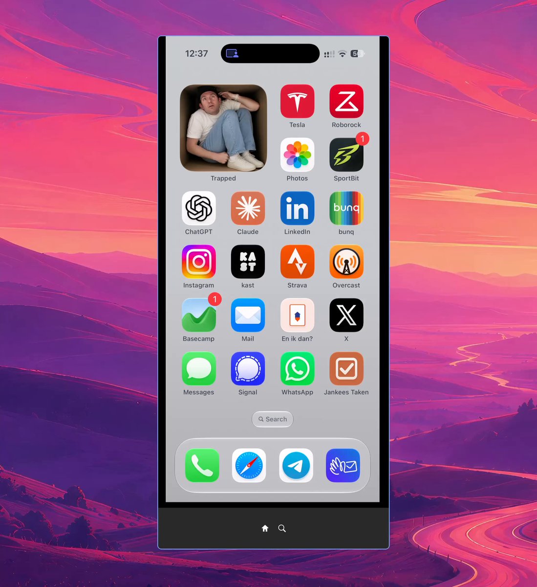 Omarchy 实现 iPhone 投屏到 Linux,支持鼠标键盘控制,早期 alpha 版