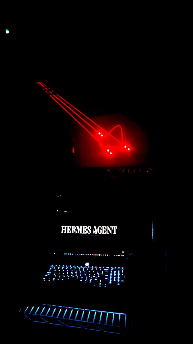 Hermes模型控制激光的演示
