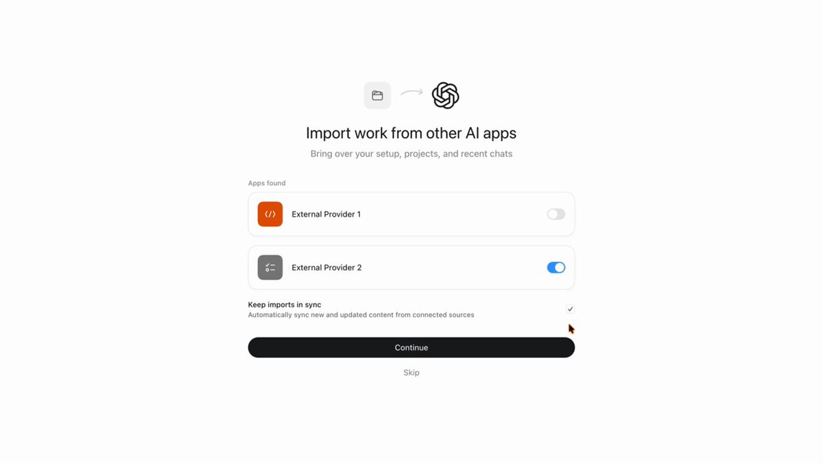 OpenAI 宣布 ChatGPT 桌面版可同步其他 agent 工作