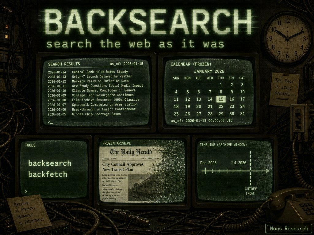 为 Hermes Agent 开发 BackSearch 插件，添加两个工具