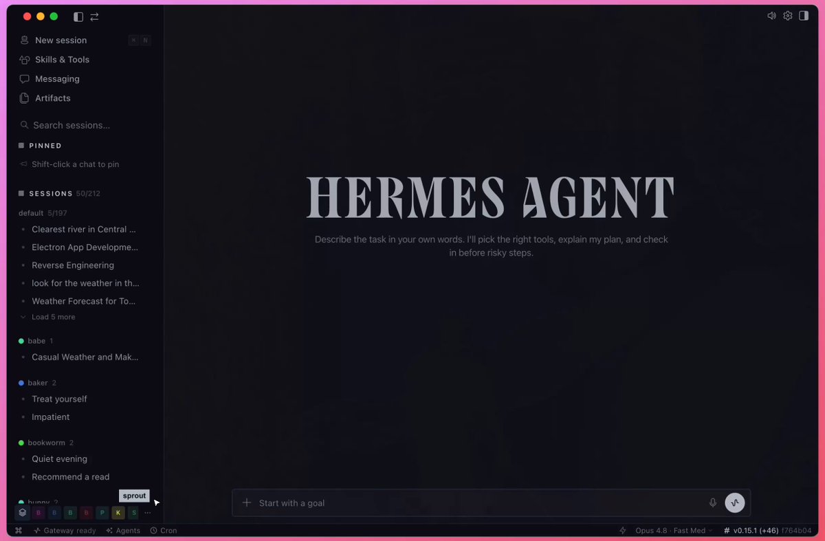 介绍NousResearch Hermes Desktop的多Profile功能