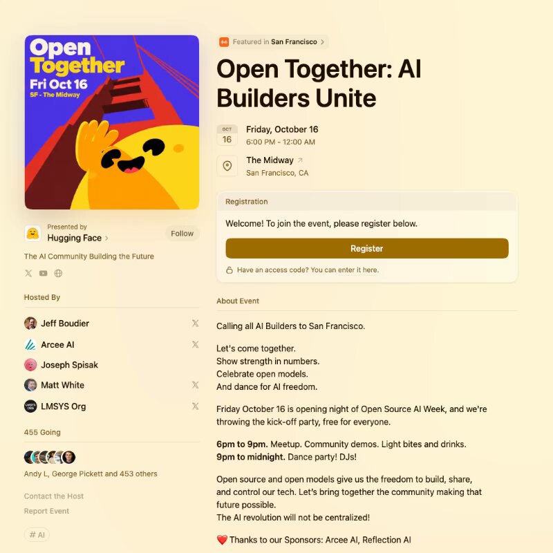 Open Together 活动已满 90%,仅剩 50 个名额