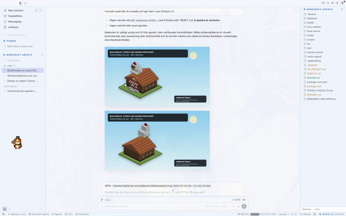 在Minecraft中用AI agent构建Lava Chicken商店