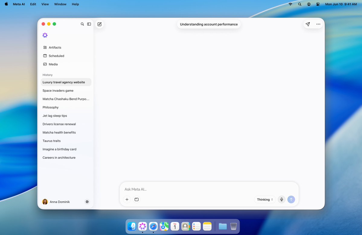 Meta AI 发布 Mac OS 应用，支持高精度听写