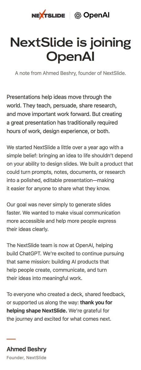 OpenAI 收购了某公司