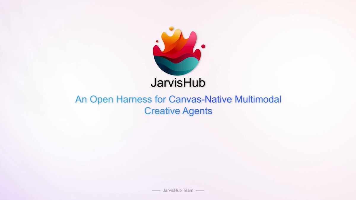 JarvisHub: 开放画布原生多模态创意代理