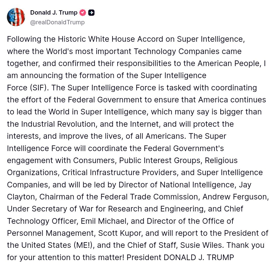 Andrew Curran 发推称 SIF 已成立,附相关链接。