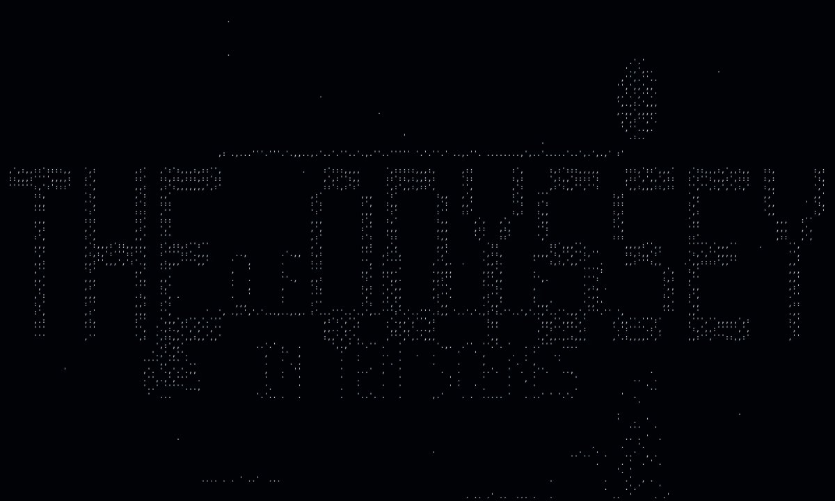 向AI请求《奥德赛》ASCII艺术