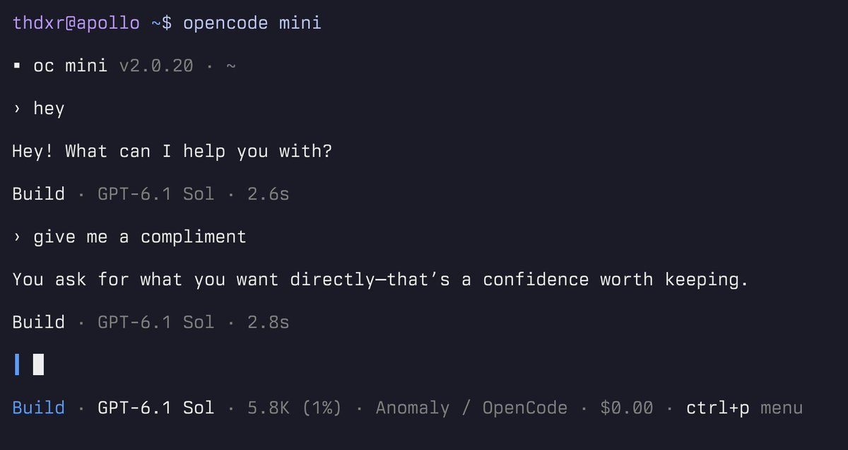 几乎所有终端编码 agent 都转向全屏 TUI,顺带介绍极简版 opencode mini