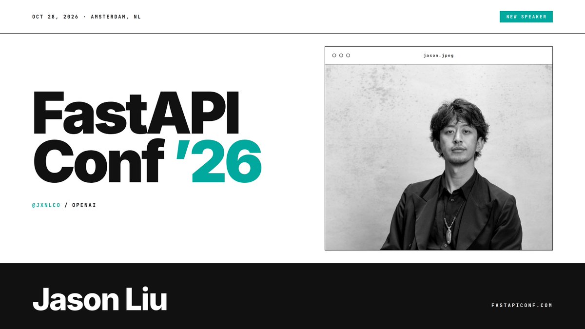 FastAPI Conf 宣布 Instructor 作者将分享 OpenAI Codex 团队见解