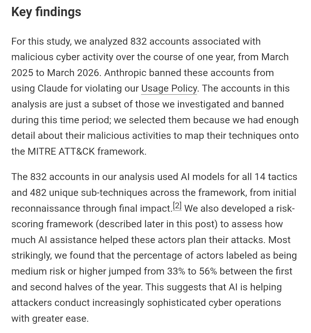 Anthropic红队报告：AI提升网络攻击能力，agentic scaffolding使攻击更自主