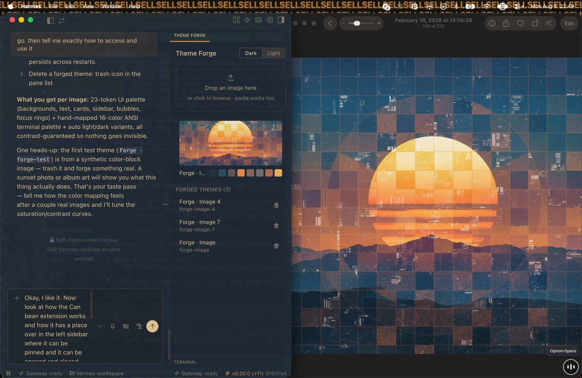 用hermes-desktop应用开发颜色主题插件