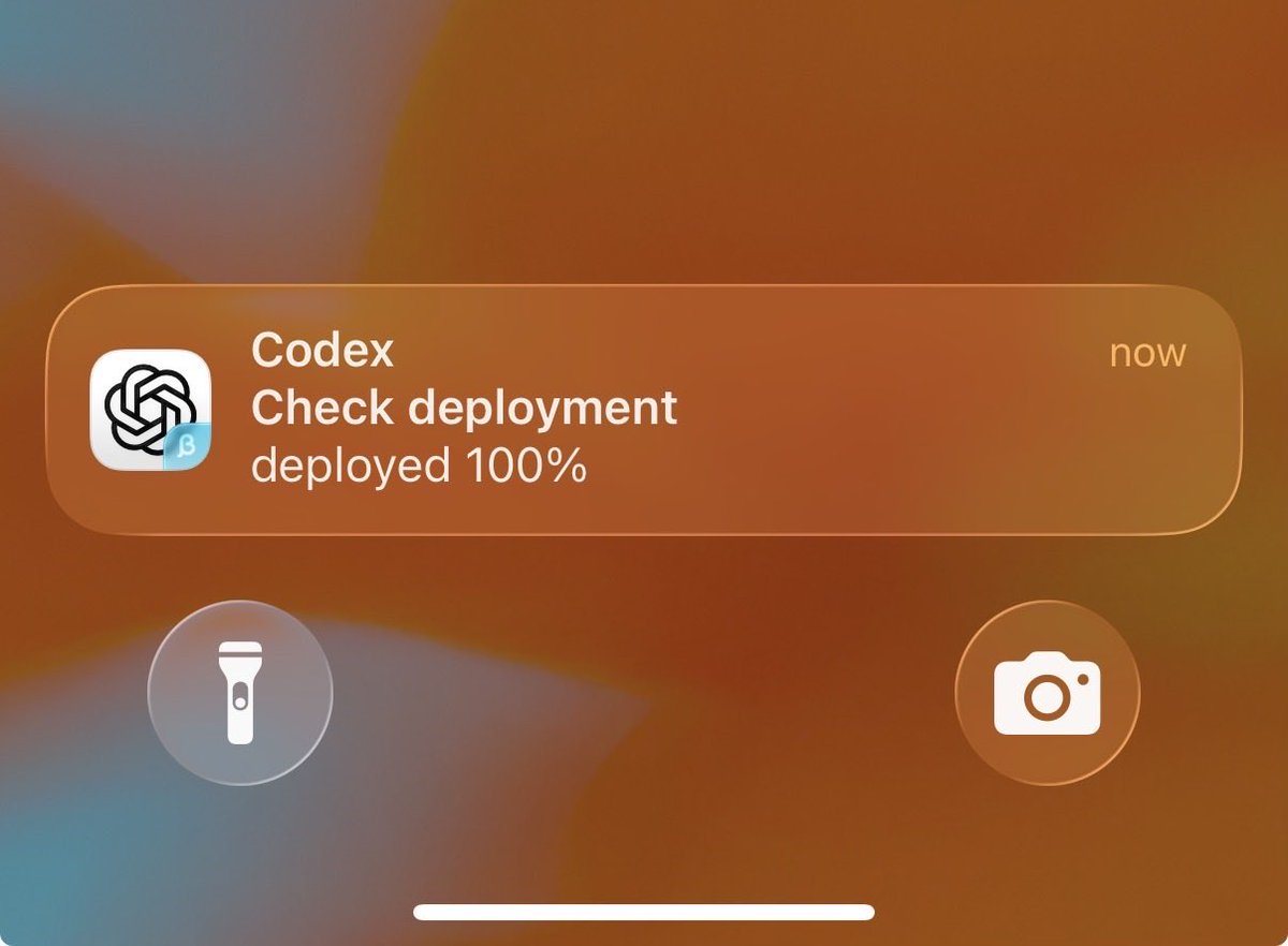 Codex远程通知功能上线，回合完成或需批准时提醒用户。