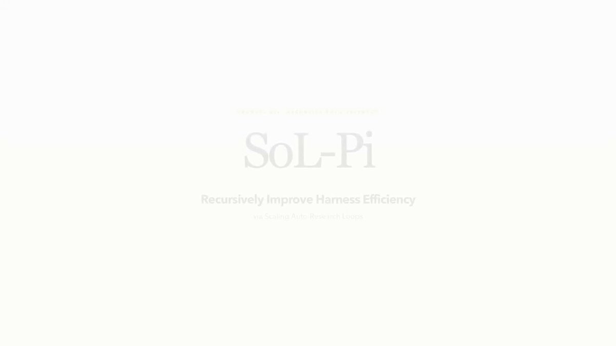 NVIDIA SoL-Pi:递归扩展自动研究循环的高效 agent 框架,降低 token 与 API 成本