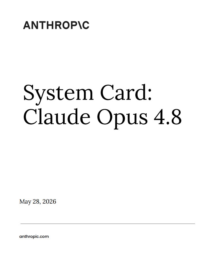 Claude Opus 4.8 模型卡：上下文提升、多智能体增强