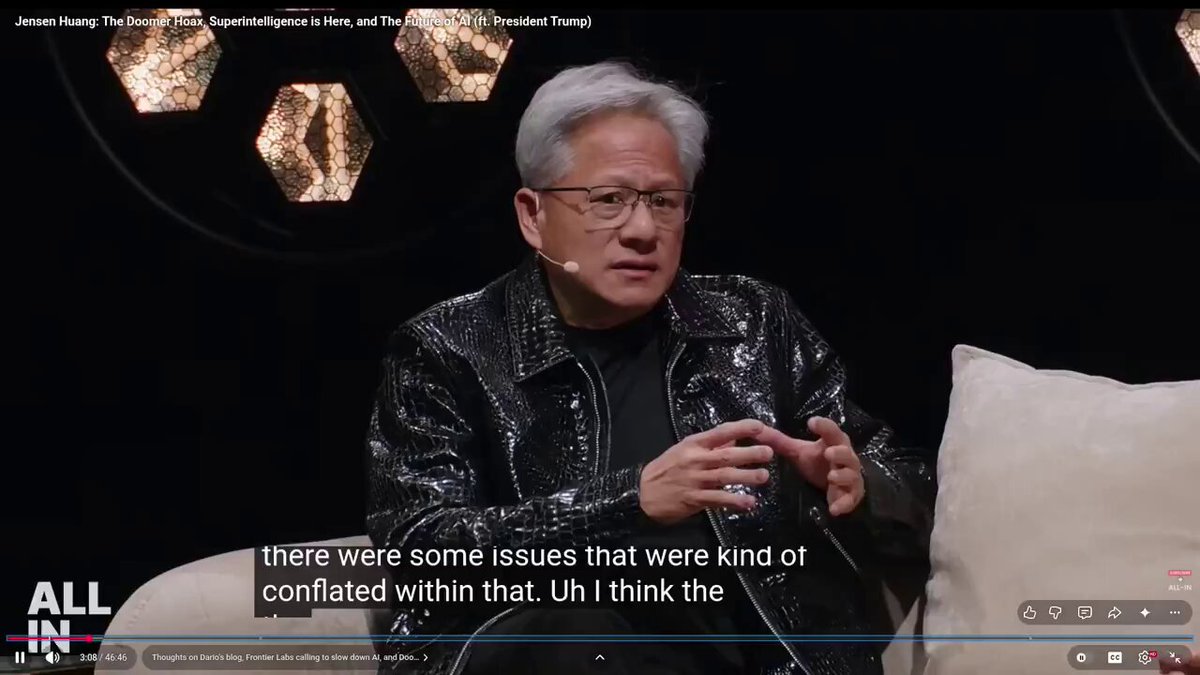 黄仁勋称 AI 末日论者应为预言负责,作者主张追究相关 CEO 责任