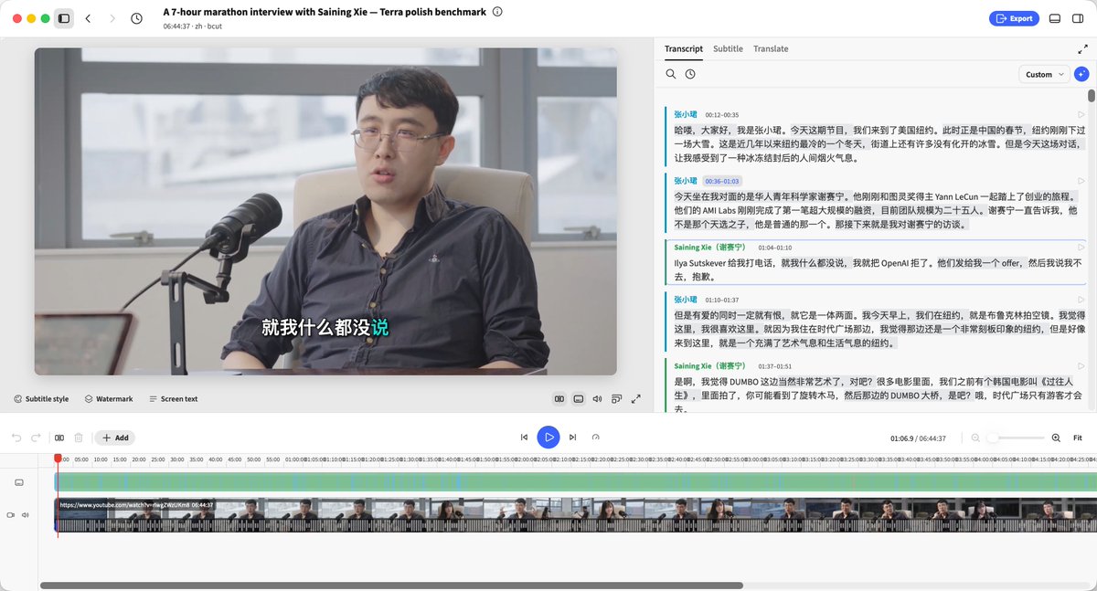 用Agent优化转录工具，通过减少JSON输出大幅提升速度，成本极低。