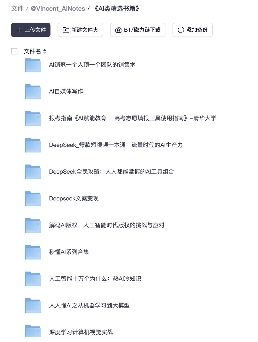 分享AI类书籍学习资料合集
