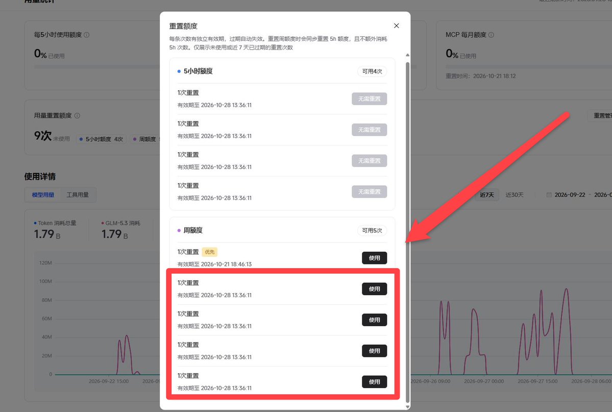 吐槽某 AI 服务额度重置发放敷衍,用不完等于没发