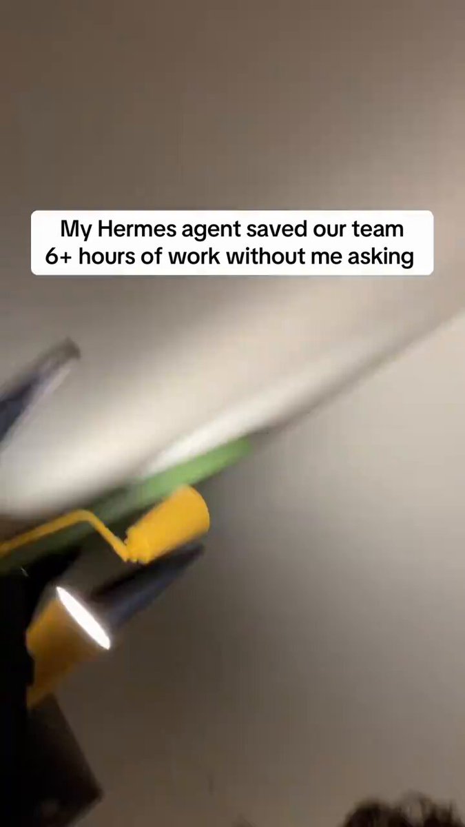 Hermes Agent自主构建技能,将8小时工作流缩短至80分钟。
