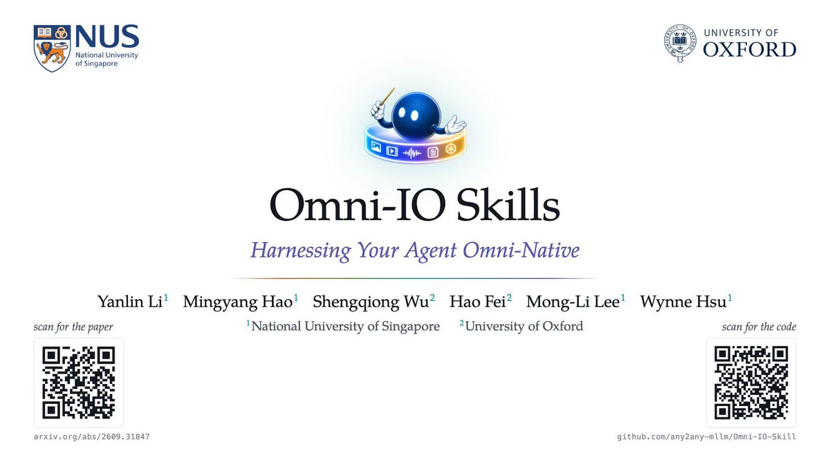 介绍论文 Omni-IO Skills:让智能体实现全模态原生能力