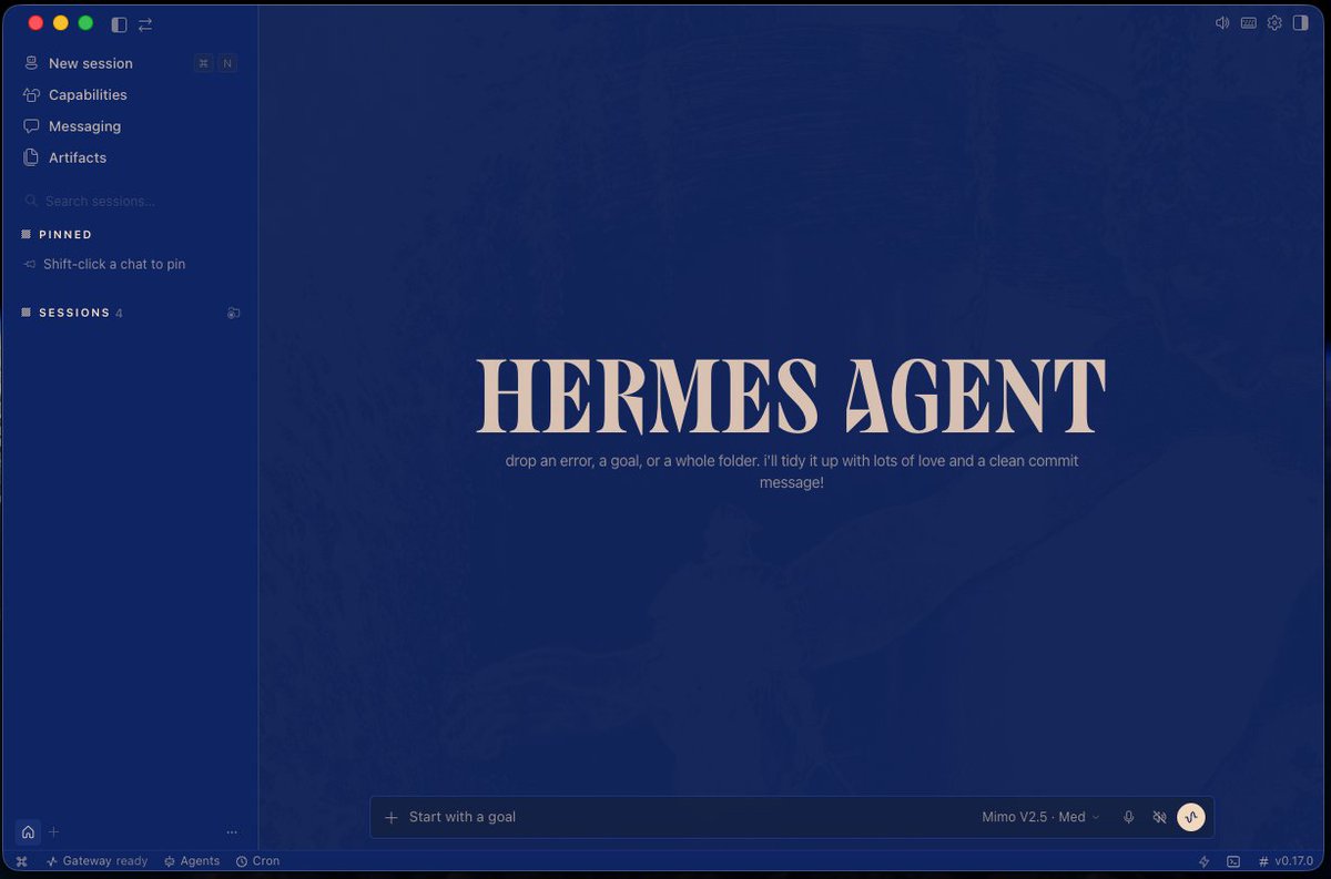 推广Hermes桌面客户端，支持多设备API集成