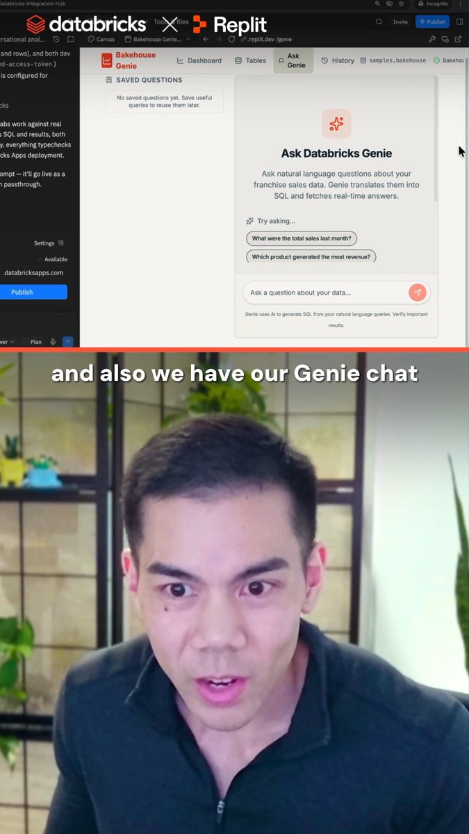使用Replit agent从模板构建并部署Databricks App