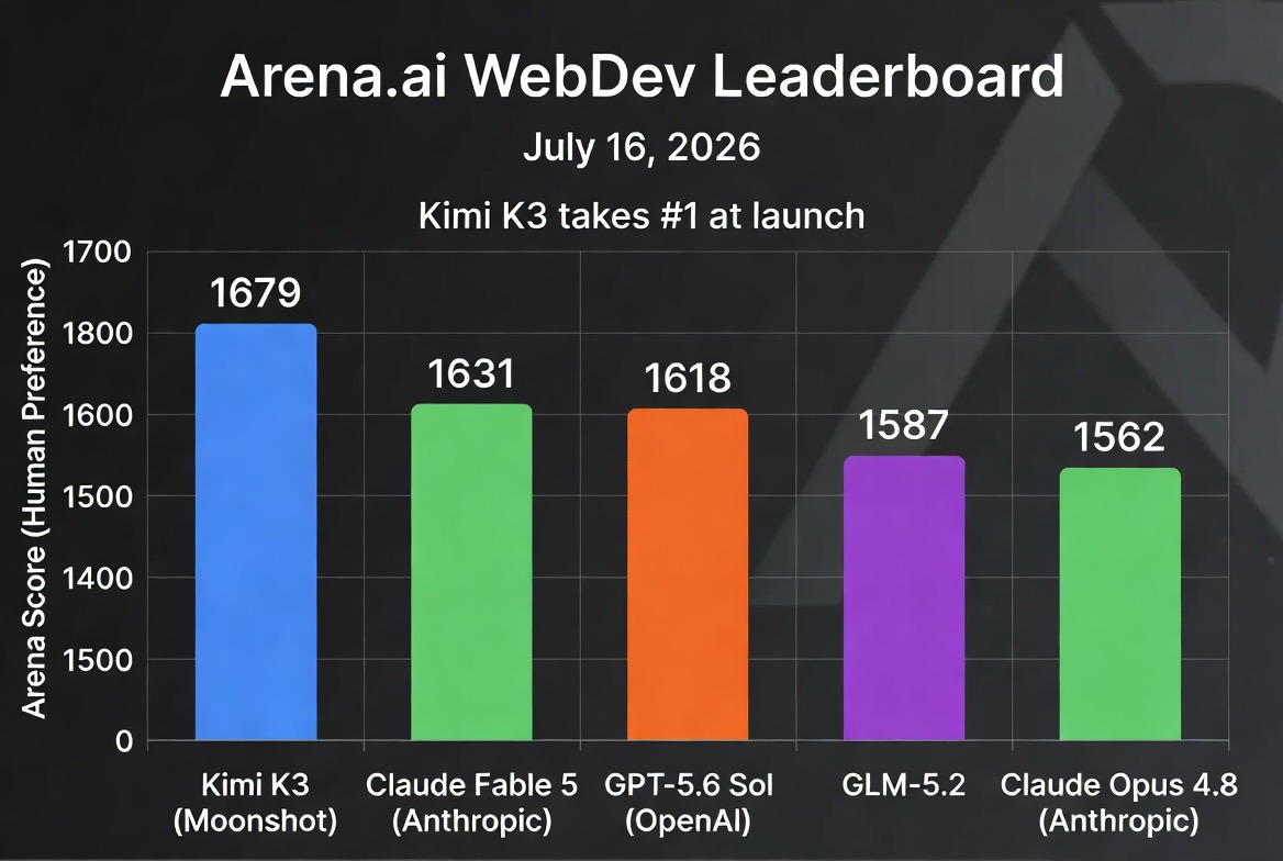 Kimi K3 模型性能超越 Claude，开放权重冲击闭源叙事