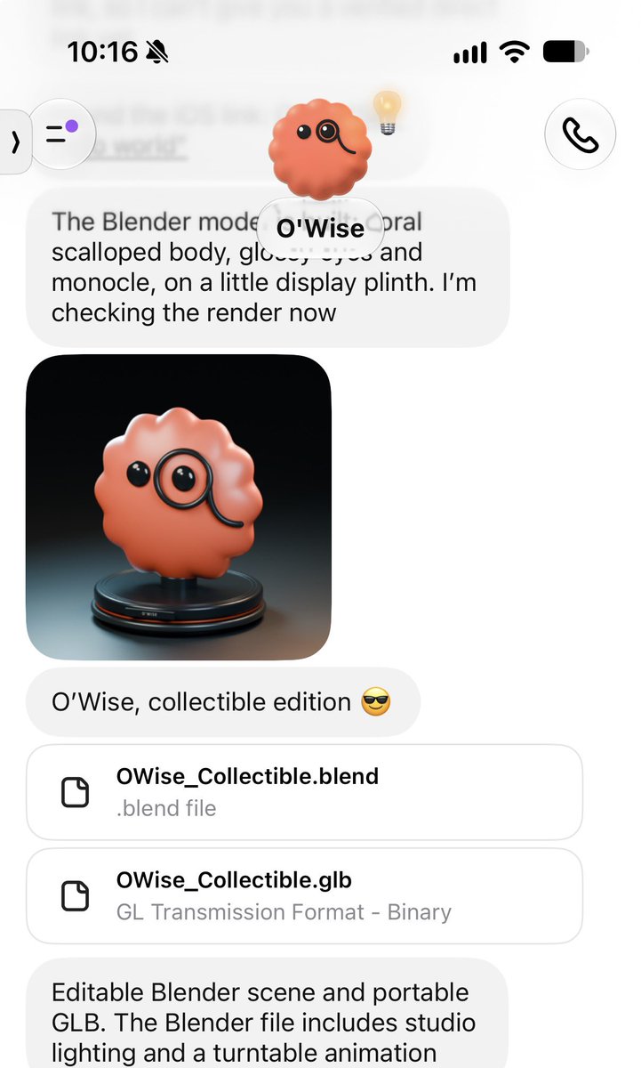 让 Dots 用自身小电脑通过 Blender 为自己建 3D 模型