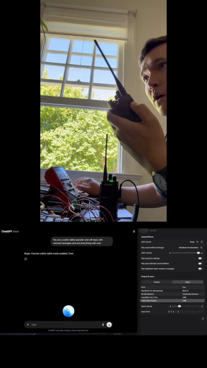 ChatGPT语音模式连接对讲机的想法